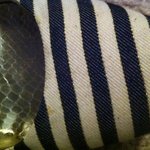Jessica Simpson blue and white striped flats - size 8.5 is being swapped online for free