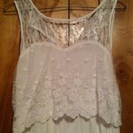 Iris small lace/fabric hi-low dress is being swapped online for free