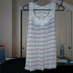Forever 21 striped tank medium is being swapped online for free