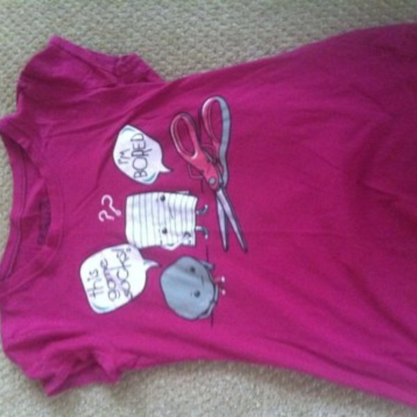 Rock Paper Scissors Shirt sz M is being swapped online for free