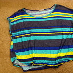 striped crop top small is being swapped online for free