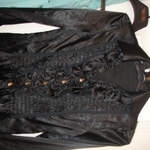NEW - Black silk blouse size s is being swapped online for free
