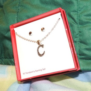 "C" Monogram Necklace! is being swapped online for free