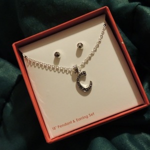 "C" Monogram Necklace! is being swapped online for free