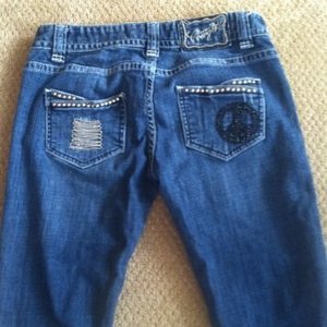 Rock and Roll Cowgirl Jeans sz 28 x 34 is being swapped online for free