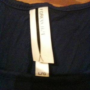 Forever XXI Navy Cold Shoulder Crop is being swapped online for free