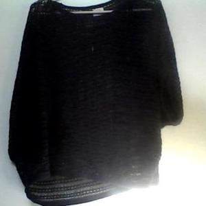 dark blue knitted loose fit loose fit batwinged (?) top is being swapped online for free