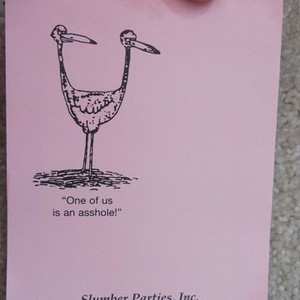 "One of us is an ASS" ***** Funny Notepad!!!   is being swapped online for free