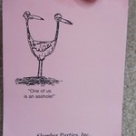 "One of us is an ASS" ***** Funny Notepad!!!   is being swapped online for free