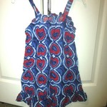 GIRLS BLUE & RED HEART SUNDRESS is being swapped online for free