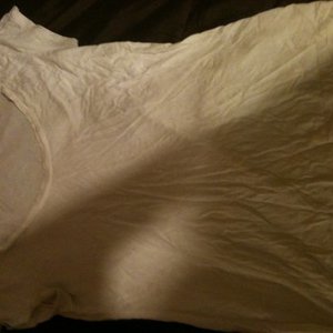 Ann Taylor Loft White Basic Top is being swapped online for free