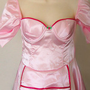 Leg Avenue sexy 2pc pink waitress costume S is being swapped online for free