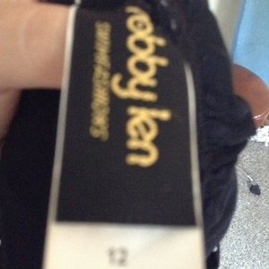 poka dot swim dress is being swapped online for free