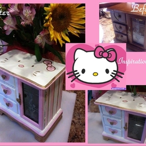 Hello Kitty Hand painted Jewelry Box is being swapped online for free