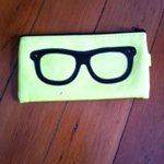 yellow glasses zipper bag is being swapped online for free