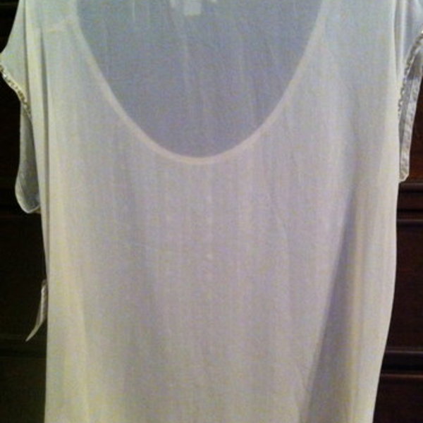 Forever 21 sparkly beaded top, new with tags, small is being swapped online for free