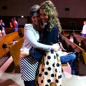 Polka dot high waisted skirt.  is being swapped online for free
