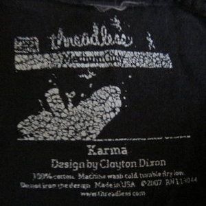 Threadless "Karma" tee M is being swapped online for free