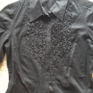 Black Express Blouse, S is being swapped online for free