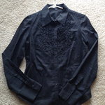 Black Express Blouse, S is being swapped online for free