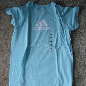 Blue Adidas sports tee is being swapped online for free