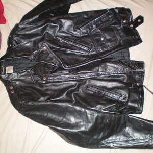 Genuine Leather Biker Jacket is being swapped online for free