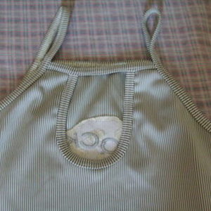 grey striped top is being swapped online for free