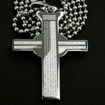 Christian Bible Cross Pendant Necklace is being swapped online for free