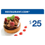 $25 Restaurant.comÂ® E-Gift Certificate is being swapped online for free
