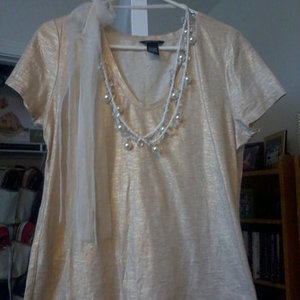 Moda International/Victoria's Secret Gold Embellished Top is being swapped online for free