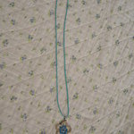 Turquoise flower necklace is being swapped online for free