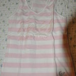Striped tank by Freddy pink & white is being swapped online for free
