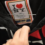 I love NY sweatshirt in black is being swapped online for free