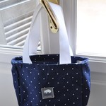 Em-club polka dots blue bag is being swapped online for free