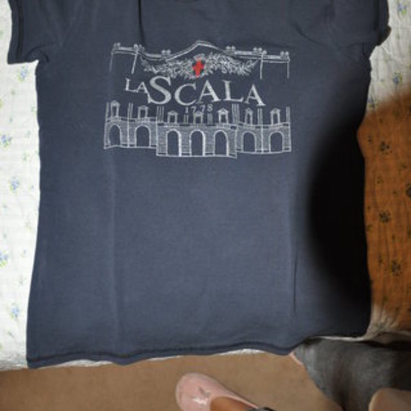 Blue tee by Freddy is being swapped online for free