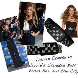 Celeb Style Studded Belt small is being swapped online for free