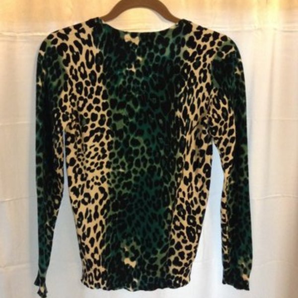 Green Animal Print Sweater is being swapped online for free