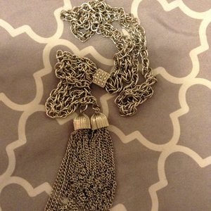 Long double tassel necklace is being swapped online for free