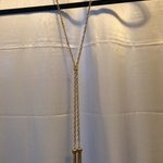 Long double tassel necklace is being swapped online for free