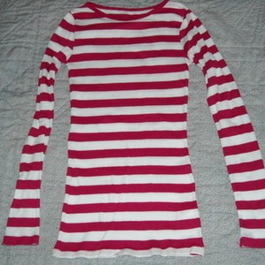 Red & White Striped Shirt [S] is being swapped online for free
