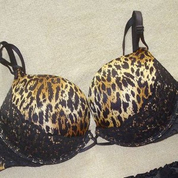 Victorias Secret Leopard and Lace Miraculous Bra Size 32B is being swapped online for free