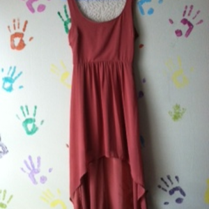 Pink high low dress is being swapped online for free