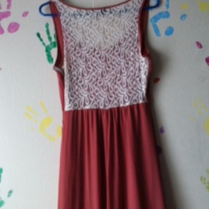 Pink high low dress is being swapped online for free
