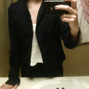 Black Structured Blazer is being swapped online for free