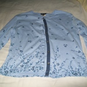 Womens blue/purple sweater Medium  is being swapped online for free