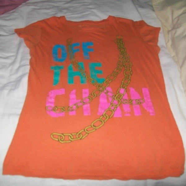 Rue 21 Orange  Shirt is being swapped online for free