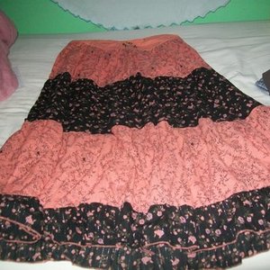 Vintage Boho Pink Skirt Medium  is being swapped online for free