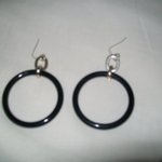 Cute Black Hoop Earrings! is being swapped online for free