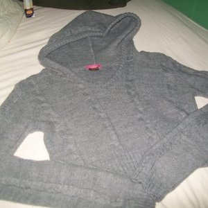 Lola Grey Sweater Half Jacket  S/M is being swapped online for free