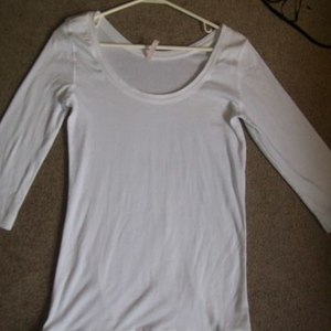 Rue 21 Large White Longsleeve is being swapped online for free